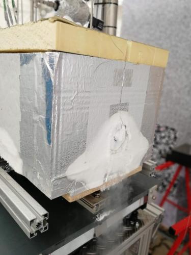 Hunidity frozen on release nozzle